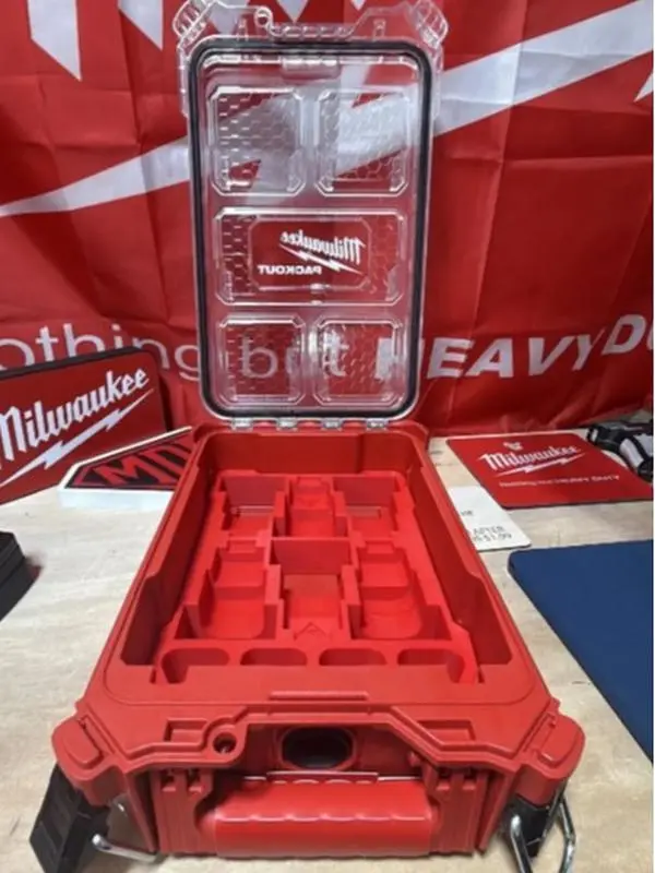 MDD 3D M12 Battery Custom Insert With the Packout Chuck