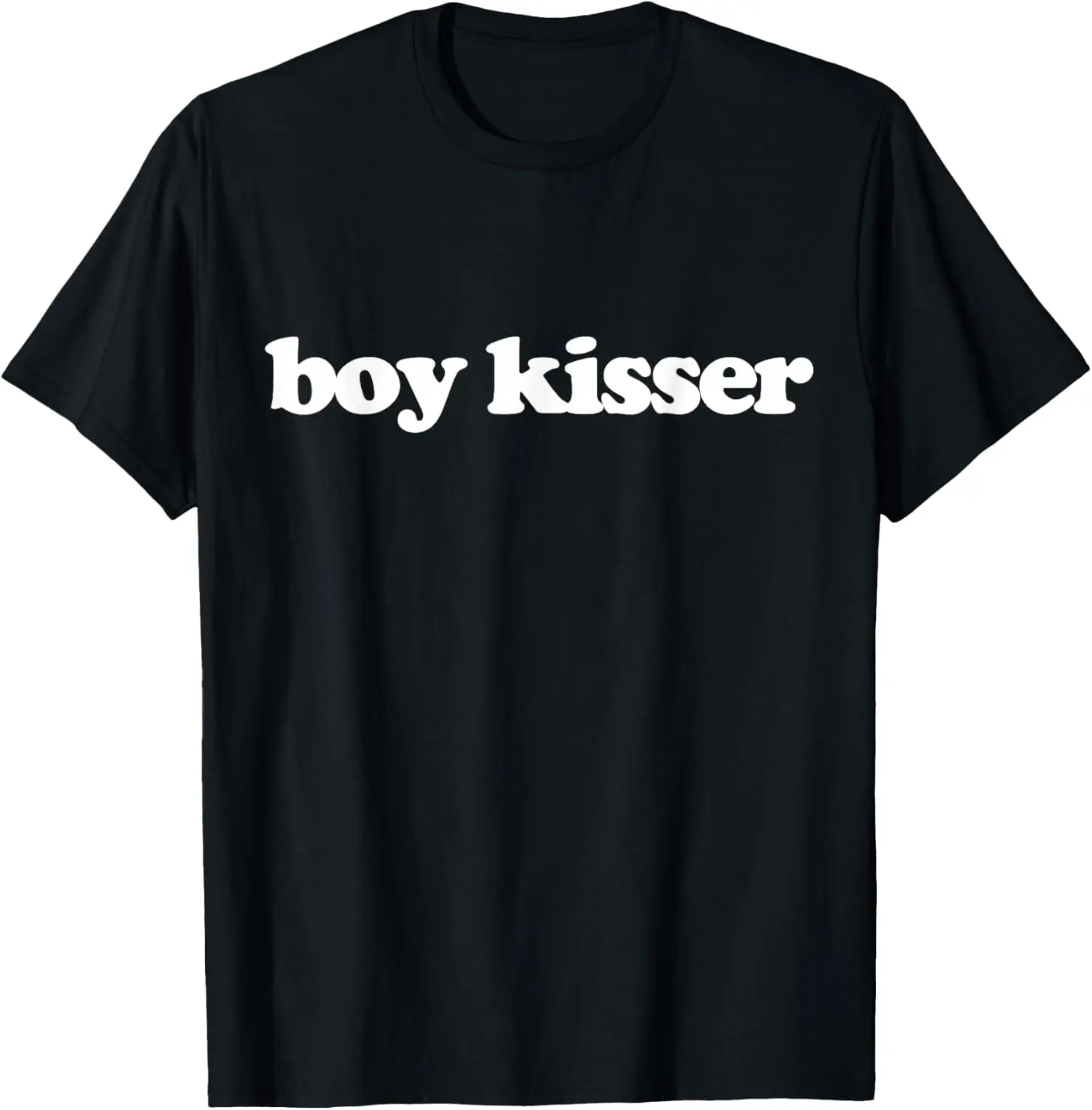 Original Boy Kisser Y2k Aesthetic Trendy LGBT Gay Pride T-Shirt Pure Cotton Graphic Tees Menswear Top: Gifts for Men & Women