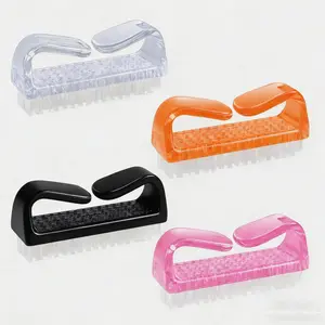 4 Pack Nail Brush Set - Manicure Fingernail Brush, Nail Care Handle Grip Brushes Bristle Cleaner Hand Scrub Foot Scrubber Cleaning Brush Kit for Toes, Shower,Garden,Pet, for kids & Women & Men, Cleansing