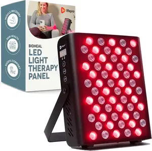 LifePro LED Body Therapy Panel – 660nm & 850nm Near Infrared Wellness Light Device with Mounting Kit & Eyewear