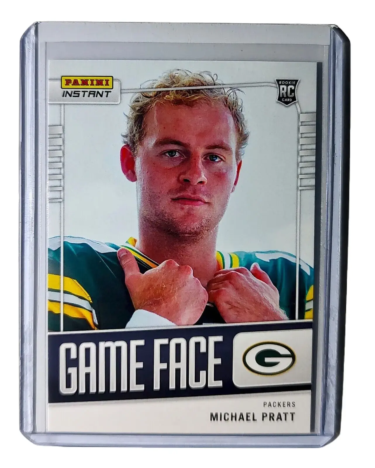 Michael Pratt 2024 Panini Game Face #23 NFL Rookie Card Green Bay Packers 1/331