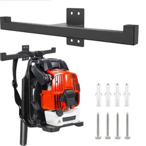 1 Pack Zao Mei Heavy-Duty Wall-Mounted Backpack Blower & Chainsaw Rack - 250 Capacity Tools Storage Organizer with Hanging Shelf, /Workshop Hanger for Leaf Blowers, Sprayers, Backpack Equipment (Easy Install, Space-Saving) - No, Utility Shelves