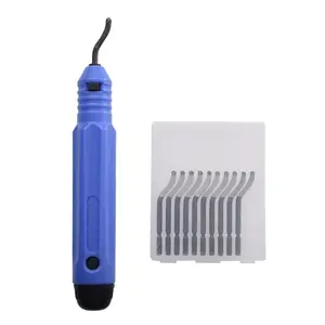 Handheld Deburring Tool, Edge Smoothing & Chamfering Knife, Precision Grinding Bit Remover, Ideal for Metalworking & DIY Projects