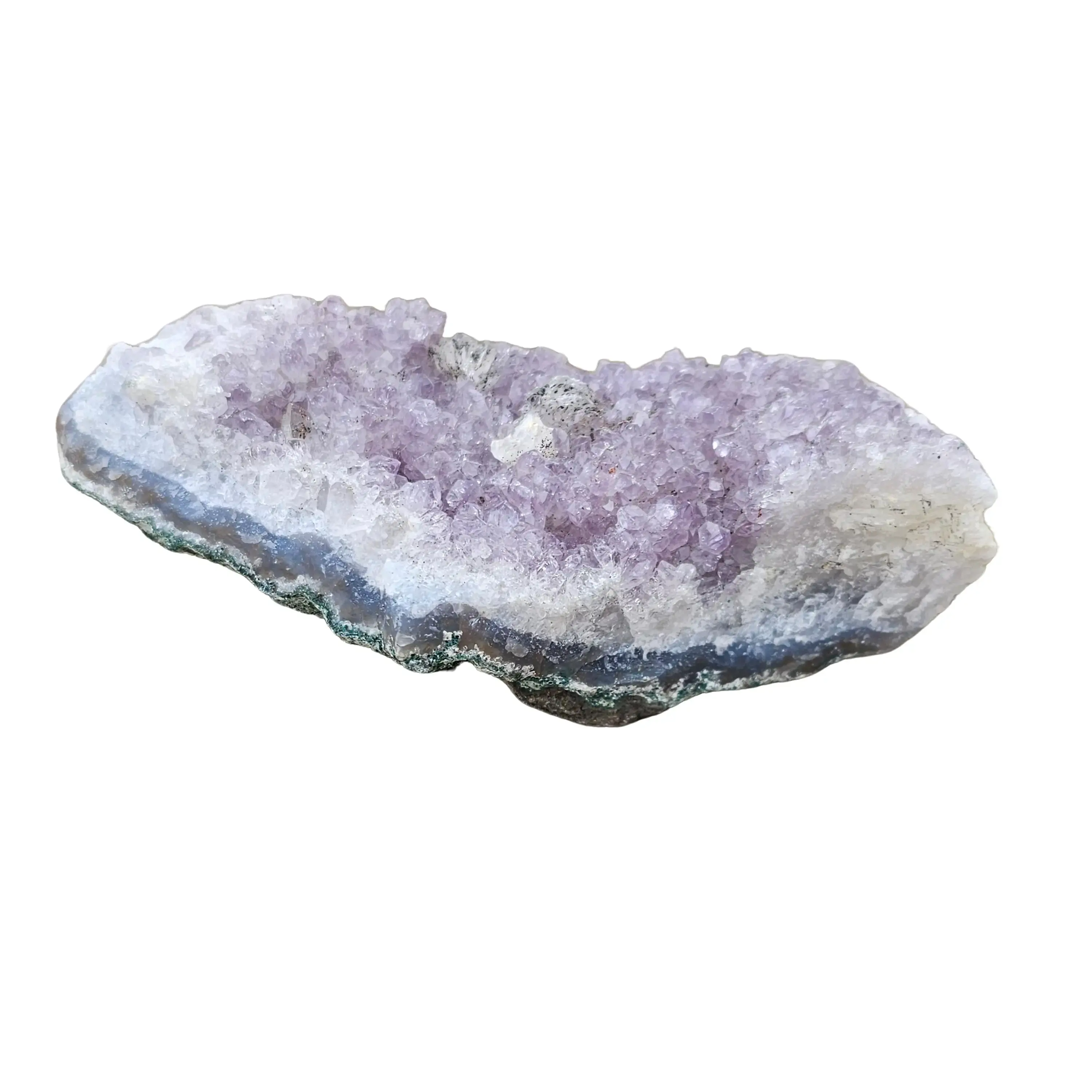 Amethyst Raw Crystal Cluster 5 Inch Large Purple Stone Natural Formation Spiritual Protection Meditation Healing Rich Purple Color Natural Energy