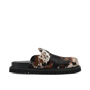 Shiloh Dark Horse Loafer Mules