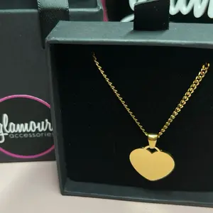 Portrait heart necklace