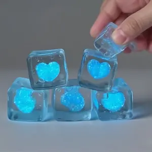 Light-Up Squishy Cubes & Hearts - The Ultimate Fidget Companion Valentine's Day Gift