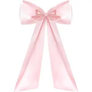 Large Satin Big  Bows for  Room Decor Big  Bow Decor for Backdrop Giant Ribbon Wall Bow for Wedding Birthday Graduation Christmas Bachelorette Party Supplies