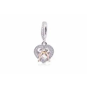 Pandora Two-Tone Happy Anniversary Dangle Charm 799322C01
