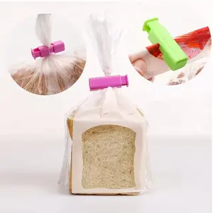 15pcs Prokeeper Bread Bag Clips, Easy Squeeze & Lock Sealing Solution, Home Kitchen Essentials, Freshness and Convenience