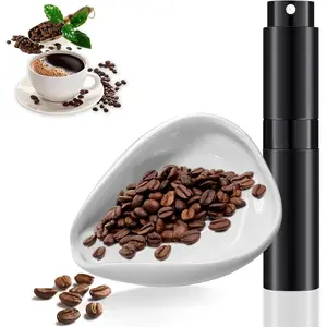 Coffee Bean Dosing Cup and  Bottle Set, Coffee Bar Espresso Accessories, Ceramic Dosing Vessel/Single Dose Measuring Tray Kit, Ceramic Single Dosing Tray For Coffee or , Coffee Lover Gifts