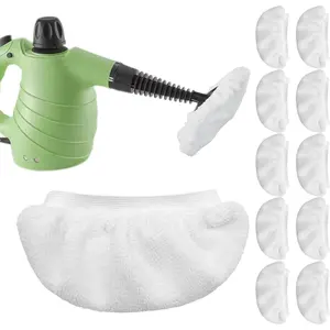 10 Pack Universal Reusable Microfiber Cloth Pads For Handheld Steam Cleaner