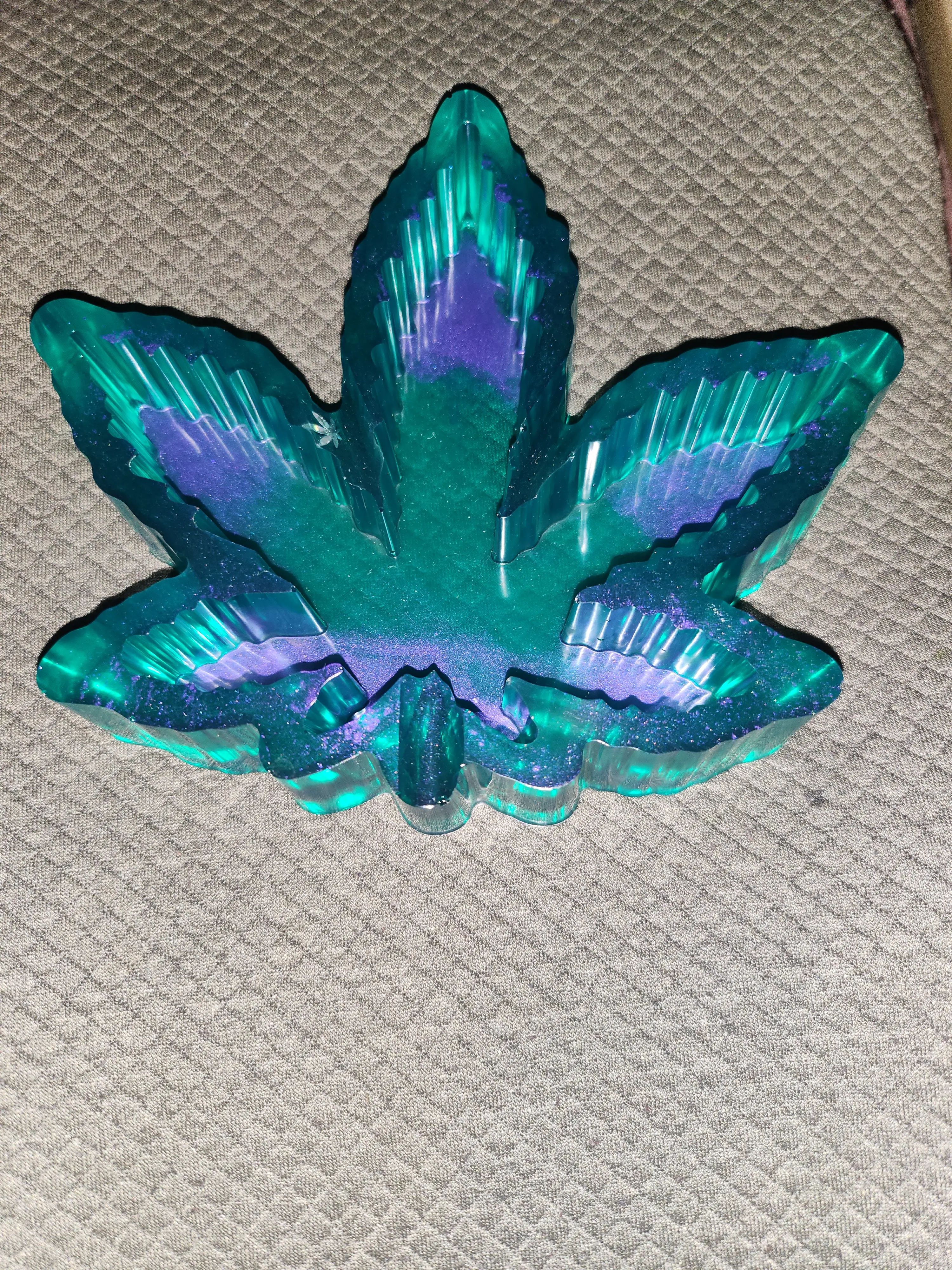 Custom handmade epoxy Ashtray
