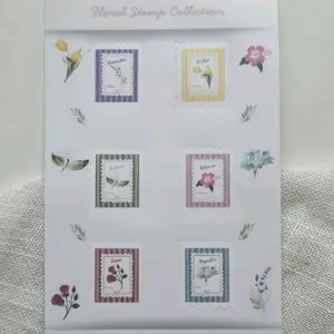 Floral Stamp Collection - Assorted Floral Designs for Decorative Use