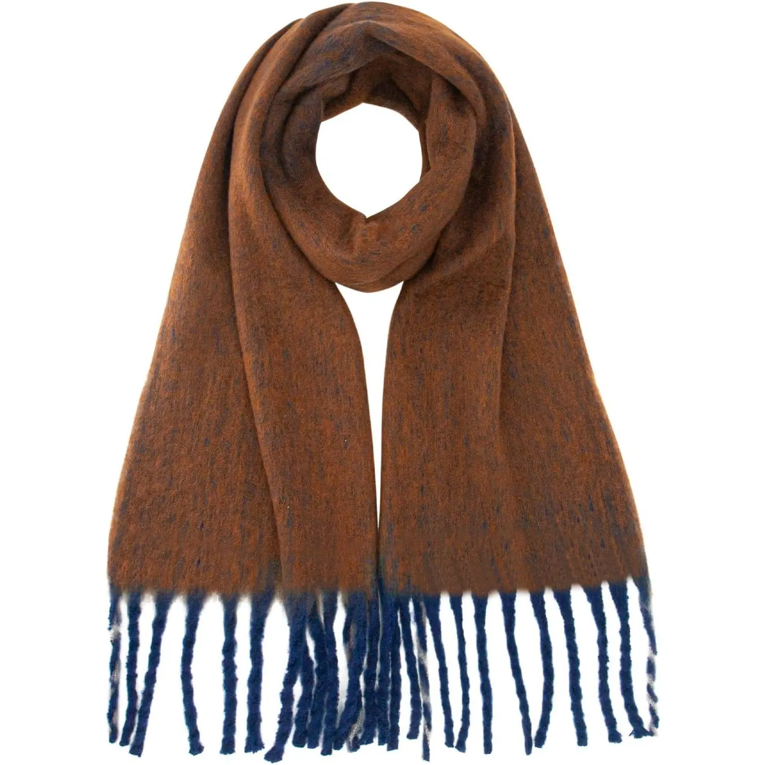 Chunky Scarf Fluffy Warps for Women Winter Thick Soft Shawl Giant Colorful Blanket Scarves