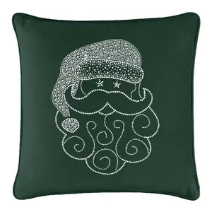 Santa Rhinestone Pillow