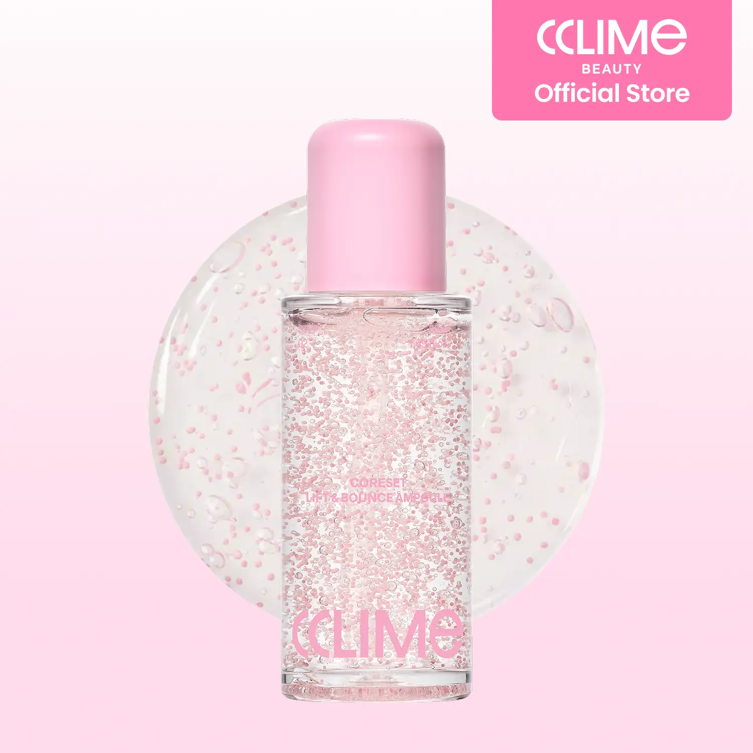 [CCLIME OFFICIAL] CoreSet Lift & Bounce Serum with Peptides, Collagen & Rose PDRN, Firming Hydrating Face Serum for Lifting Elasticity, Korean Skin Care (1.69 Fl Oz / 50ml)