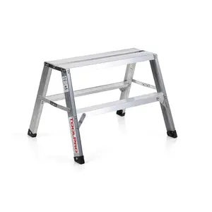 ToolPro 2 ft. Aluminum Flat-Top Sawhorse Ladder