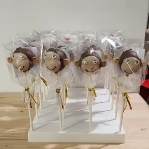 24 Hole Cake pop stand - Cake Pop Display - Treat display - Cake Pop drying rack - Displays 2 Dozen (24) Cake Pops Light Organiser