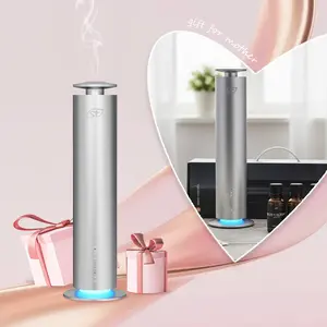 Popular Mother Gift Set Cold-Air Diffusion Technology Scent Diffuser with Push-Botton Controls Rechargable Battery Covers 1200 Sqft