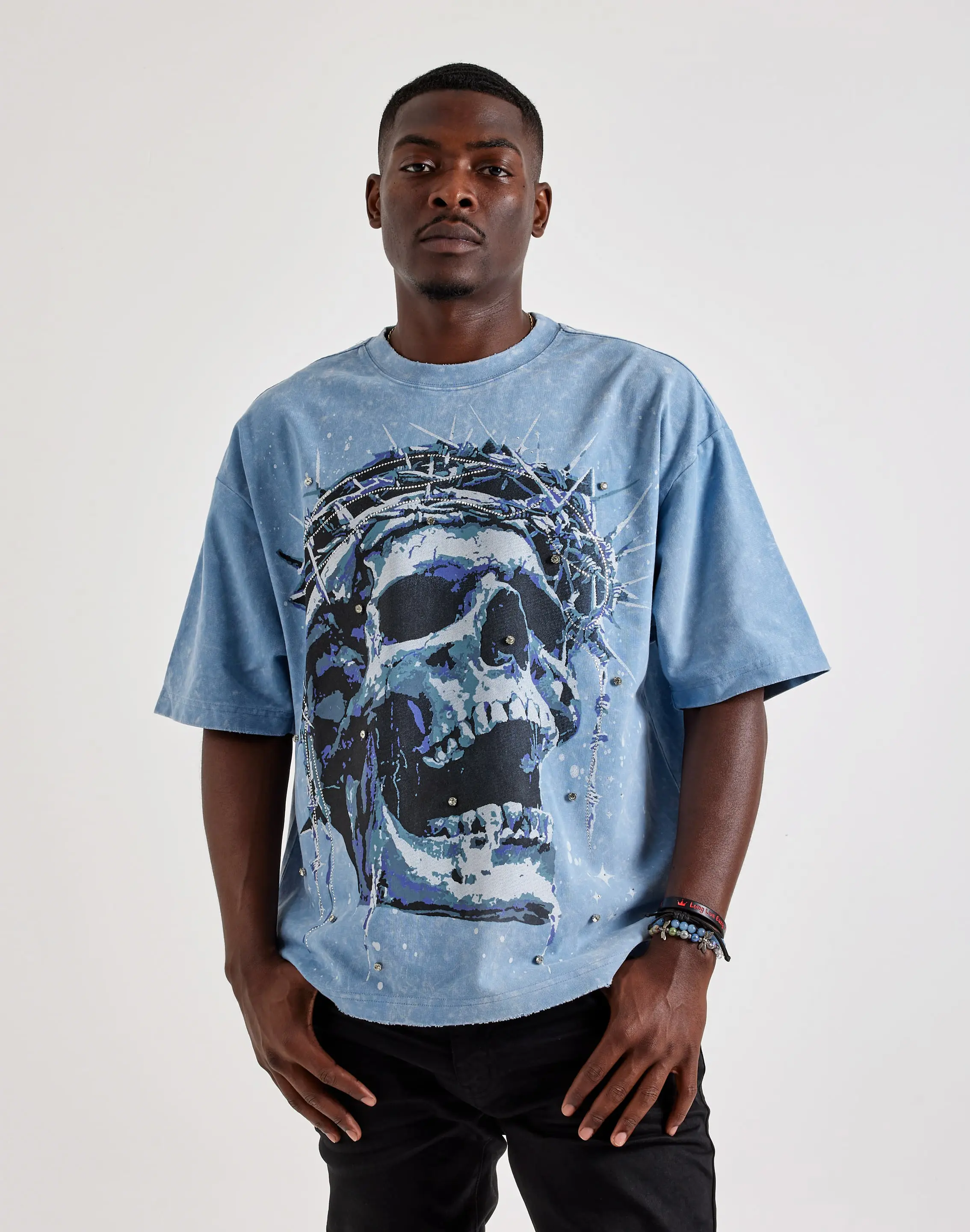Mens Verselli Heaven Bound Graphic T-Shirt