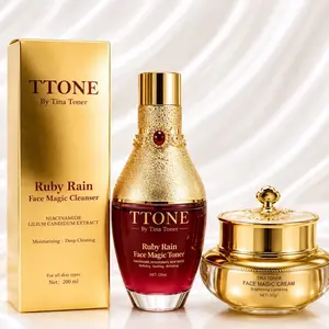 TTONE. SET Face  magic cream , cleaner & Toner set 3