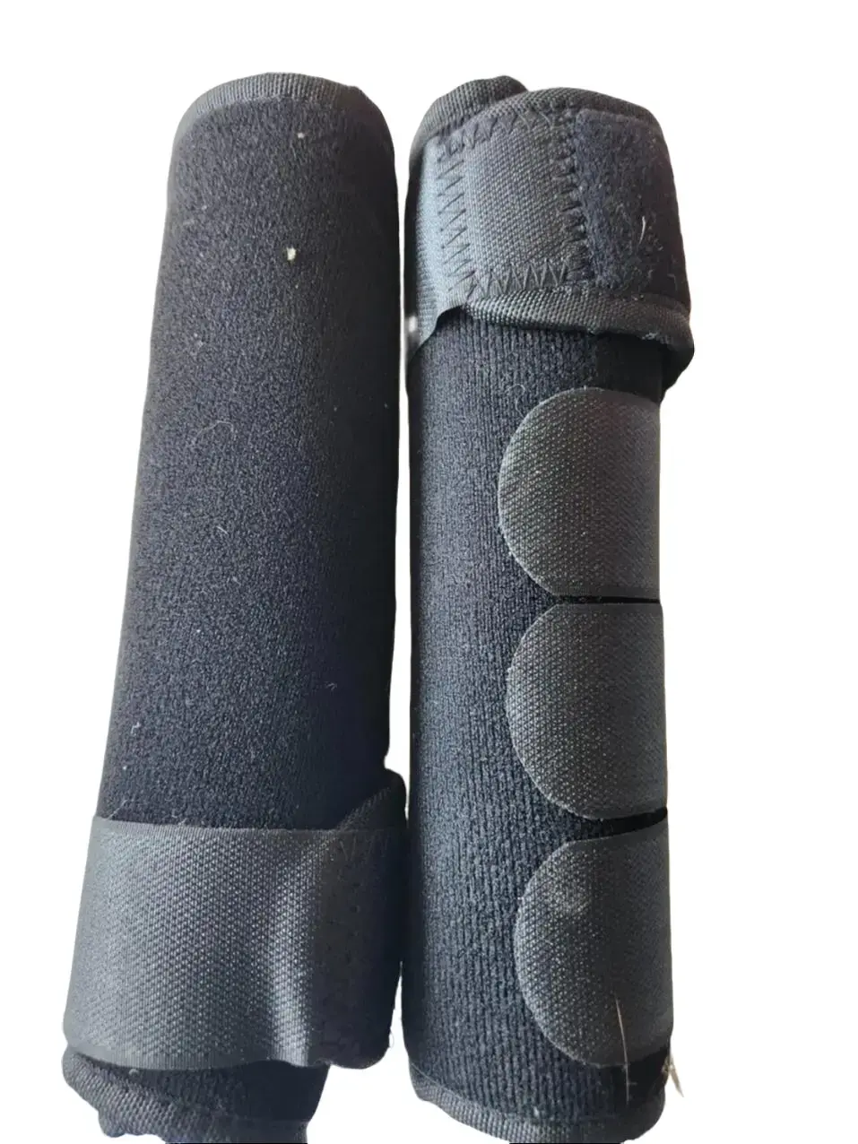 Horse Protective Sport Boots - Black - 2 piece set Full Horse