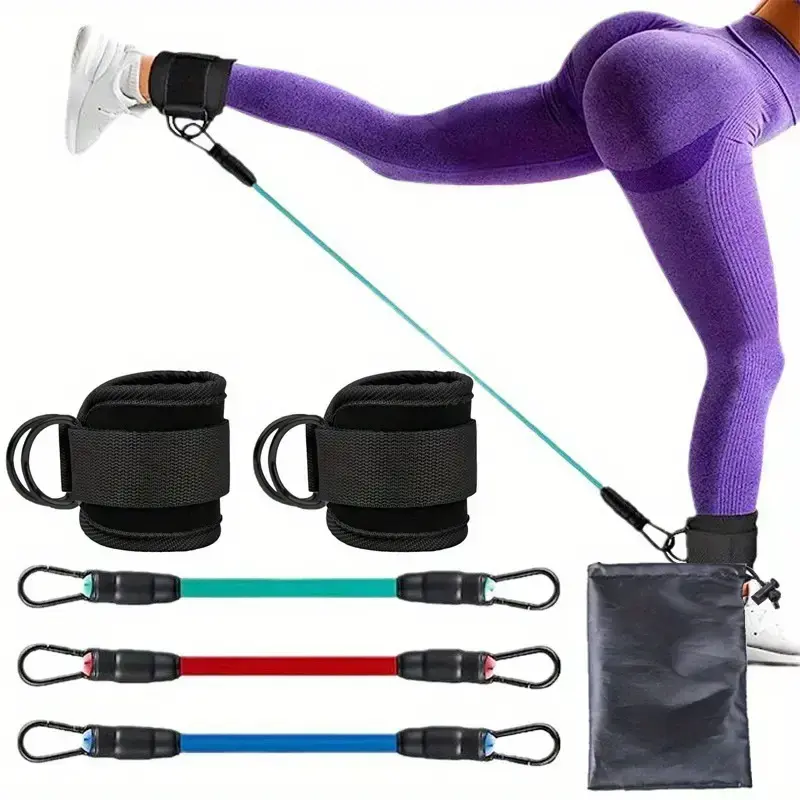 Unisex Fitness Ankle Straps - Adjustable Neoprene-Padded Leg Straps for Kickbacks, Glute Workouts, Lower Body Exercises, Unisex Names, Glute Workout, Gym Equipment, Cable Machine Workouts