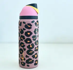 Owala 32oz Pink Leopard Water Bottle | Bold & Stylish Hydration  Drinkware Flasks Tumbler Mug Bottled Portable  Reusable Washable Washable