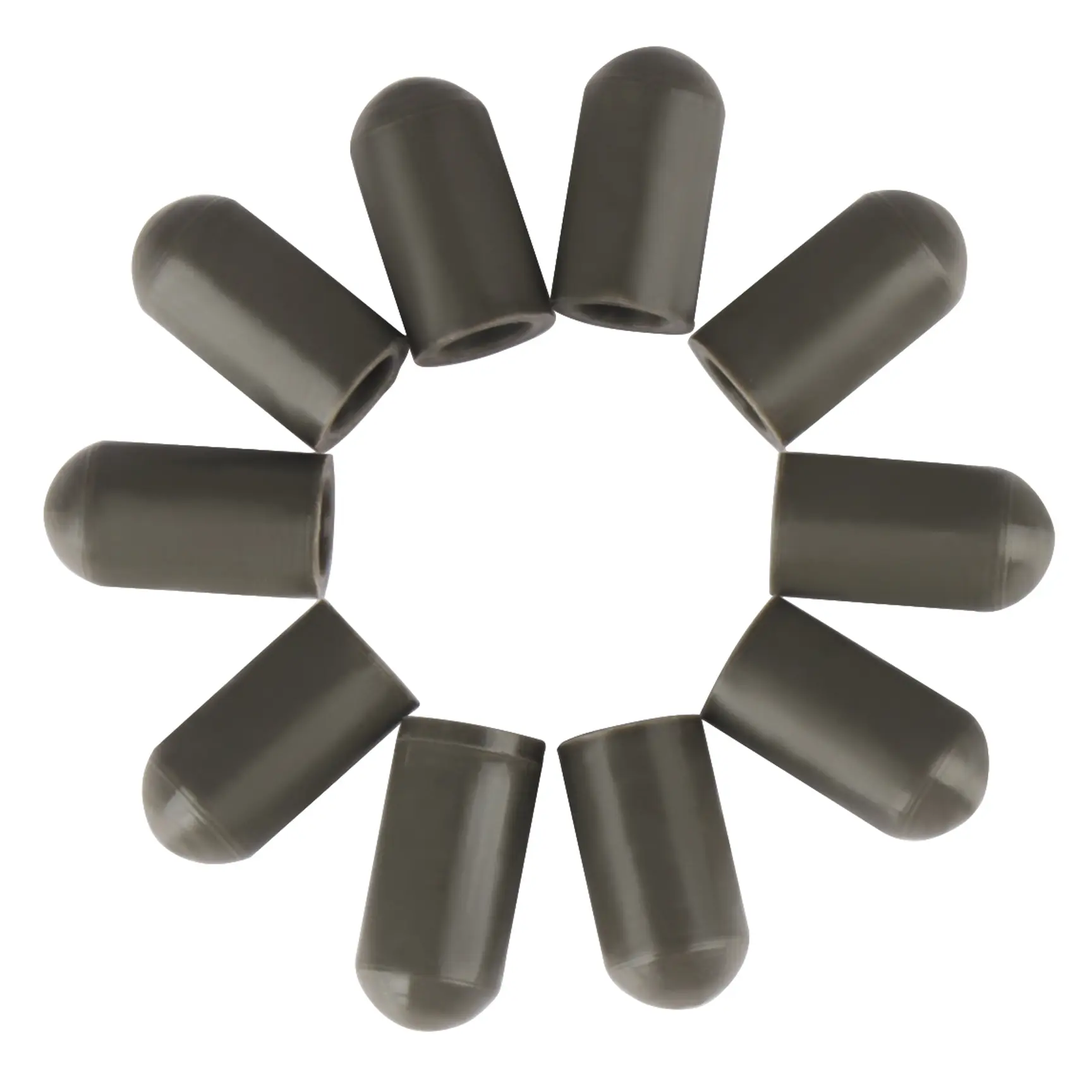 Silicone Drumstick Tips Pack of 10, Durable Musical Instrument Accessories, High-Quality Protection for Drumsticks, Ideal for Band & Studio Use