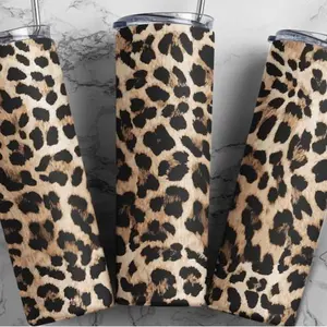 20oz classic leopard tumbler