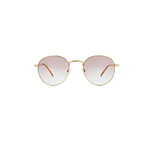 AIRE Rising Sunglasses in Gold Tan & Brown Gradient