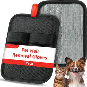 Pet Hair Removal Glove，Static Electricity Grooming Mitt