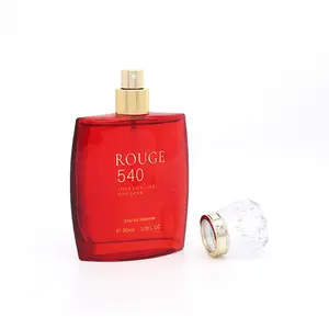 90ml Signature Gold Crystal & Cap For Women Saffron Jasmine Amber Woody Long-Lasting Luxury Fragrance