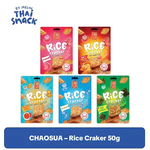 Chaosua Crunchy Rice Cracker - 2pk (50g ea) Honey Chili, Shrimp, Sweet Chili Squid, Tuna, Nori Varieties