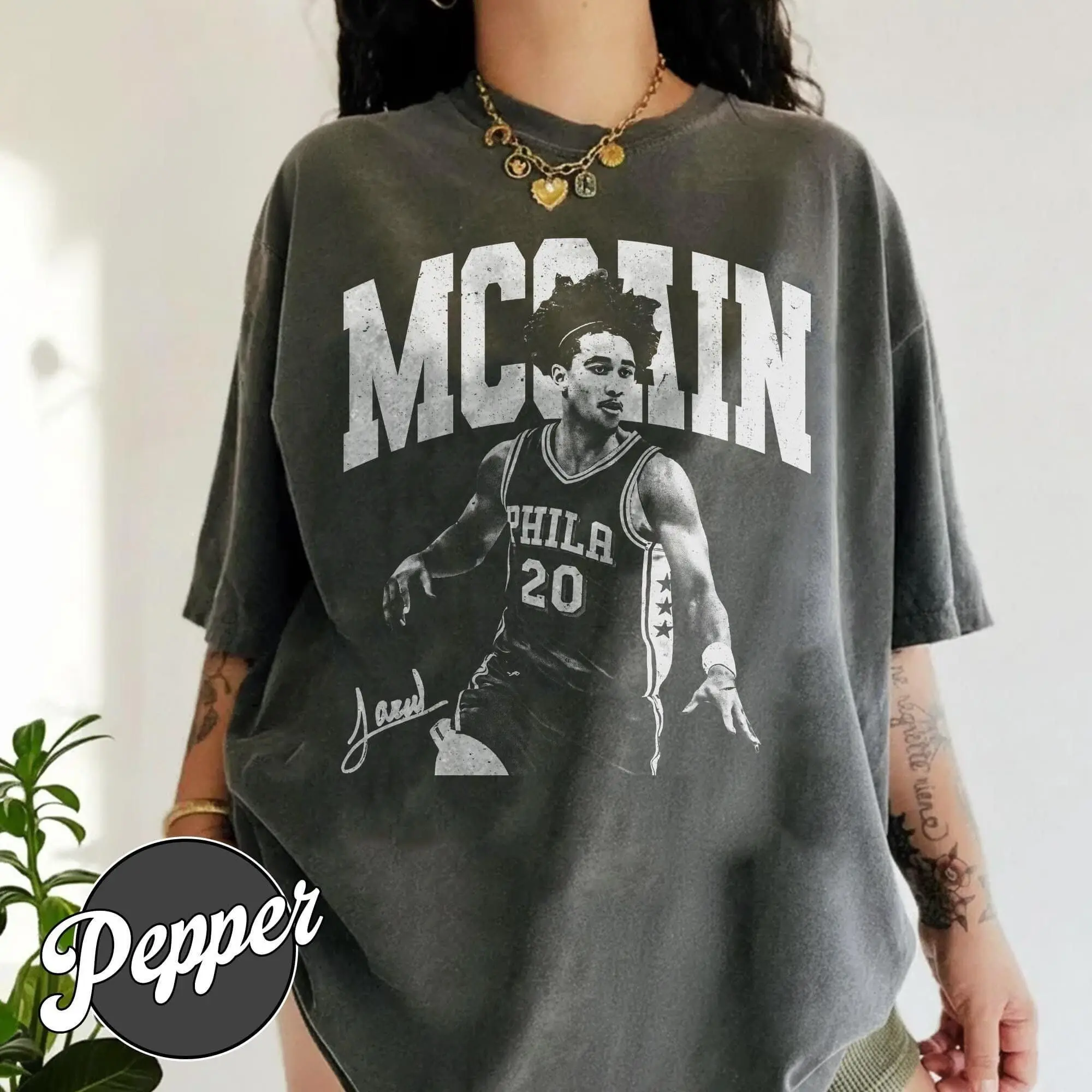 Jared McCain Oklahoma Basketball Vintage Comfort Colors Shirt