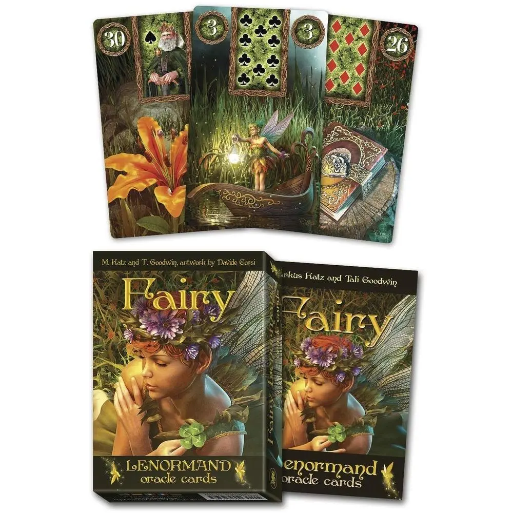 Fairy Lenormand Oracle Deck by Katz &amp; Goodwin — 36-Card Fairy Divination System