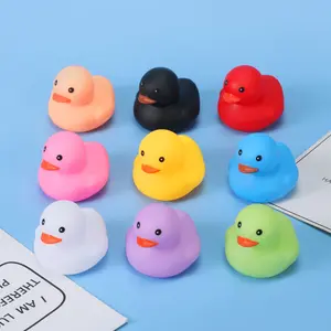 Colorful Baby Ducks Playing in Water, Little Yellow Ducks, Squeeze Toys for Kids, Perfect Gifts for Milk Tea Shops