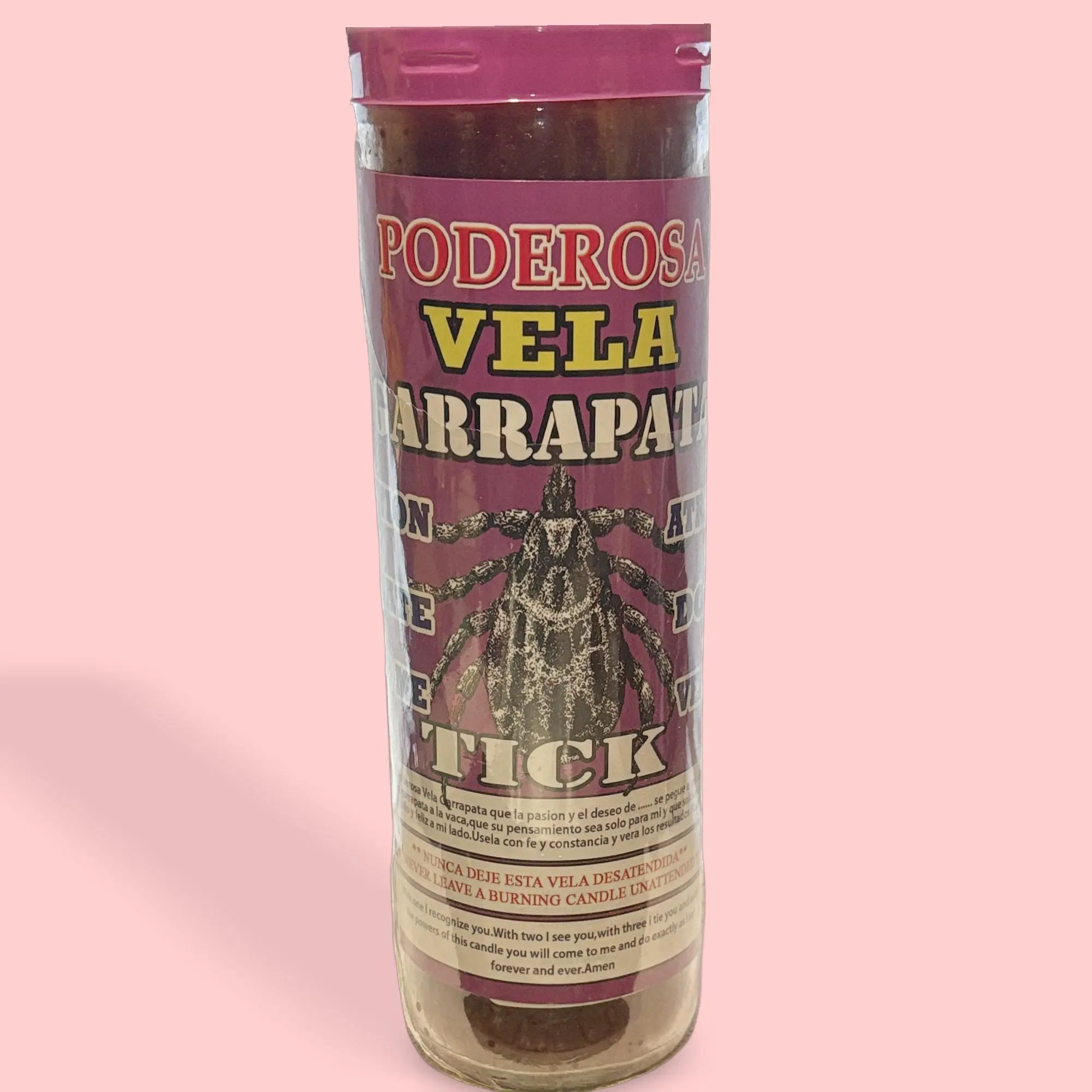 Candle Garrapata Tick scented and long lasting
