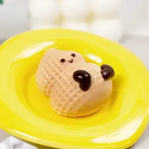 Pawtoto Mini Baby Peanut Yellow Squishy Toy Handmade Food Grade Silicon Creamy Feel Soft Quick Rebound #Summervibes
