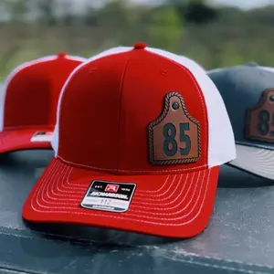 Custom Cow Tag Trucker Hat