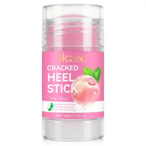 Cracked Heel Stick Peach Scented 40G Deep Hydration Balm with Urea & Aloe Rough Skin Softener for Daily Foot Care, deeply hydrating balm restore and soften rough, dry skin. Enriched with 60% urea, aloe vera, salicylic acid, avocado oil Foot Moisturizer