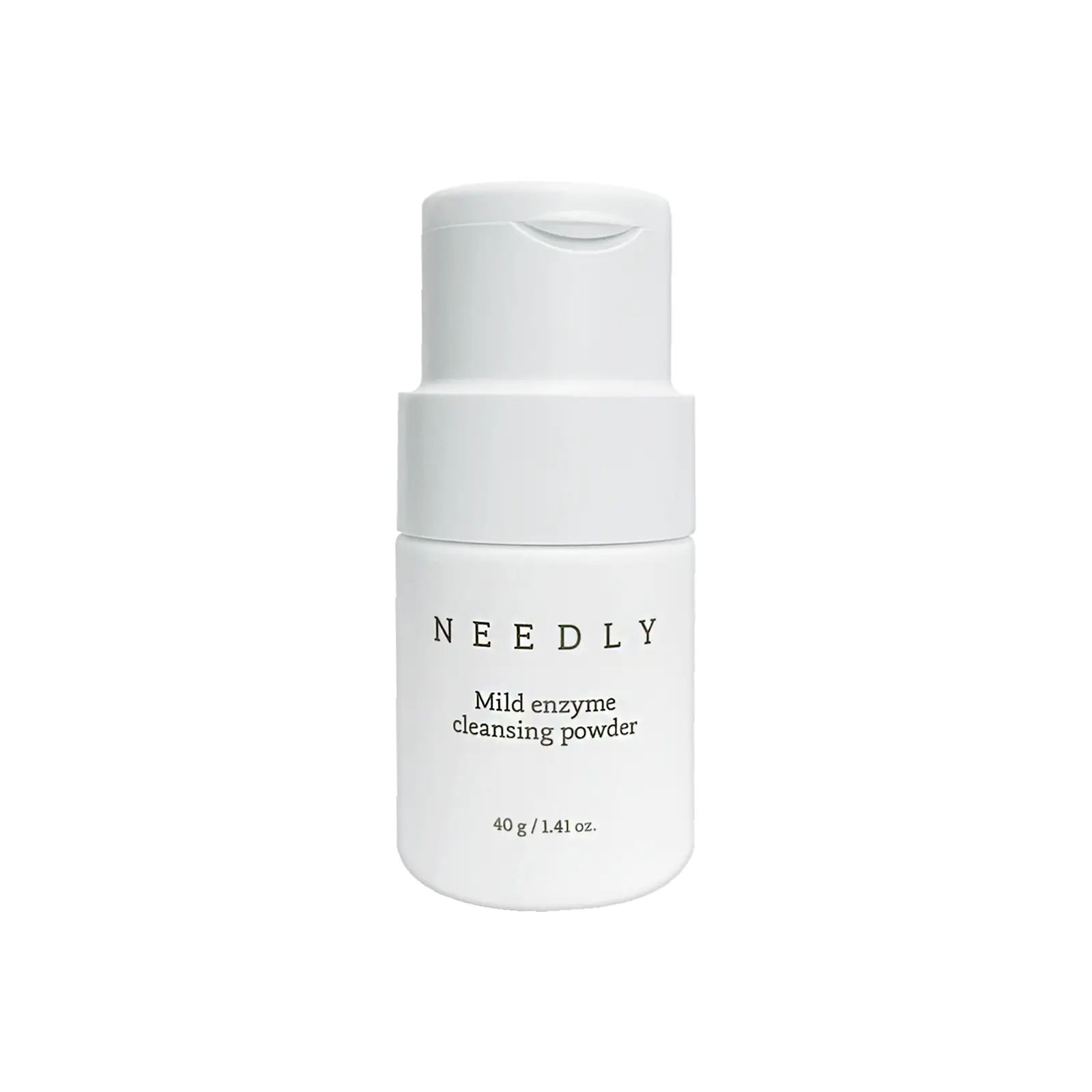 NEEDLY Mild Enzyme Cleansing Powder 1.41 oz. (40 g) – Gentle Exfoliating Powder-to-Foam Cleanser