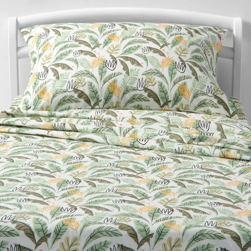 Pillowfort Insect Print Cotton Kids' Sheet Set Bedding Kids Pillowfort Room Pillowfort Insect Print Cotton Kids' Sheet Set Bedding Kids Pillowfort Room
