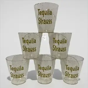 Custom Gold Glitter Personalized Mini Shot Glasses Drinkware