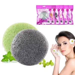 Natural Konjac Facial Cleansing Sponge – Exfoliates & Softens Skin Gently