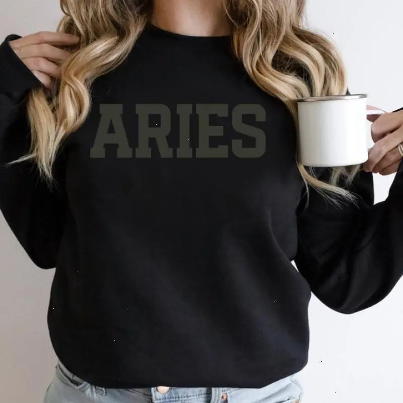 Zodiac Astrology Black Sweatshirt For Men, Cute Gift for Men, Gift for Menswear Unisex Comfort Tops Pullover Crewneck Long - AG