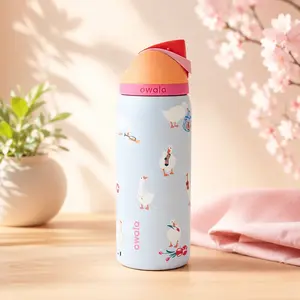[Super Hot] Owala Silly Goose 32oz Freesip Water Bottle, 24-hour cold, suitable for daily use, travel or school, gift for her