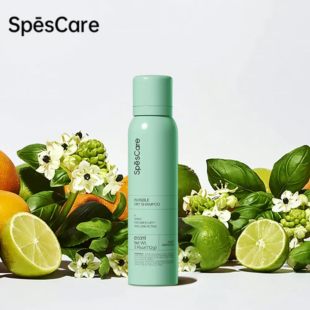 SpēsCare Invisible Dry Shampoo 3.95oz Sweet Grapefruit Scent Long-lasting Oil-control  Leaves No White Residue Conditioner Fragrance