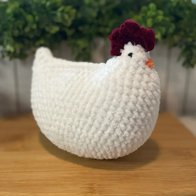 Crochet Chicken Plushie